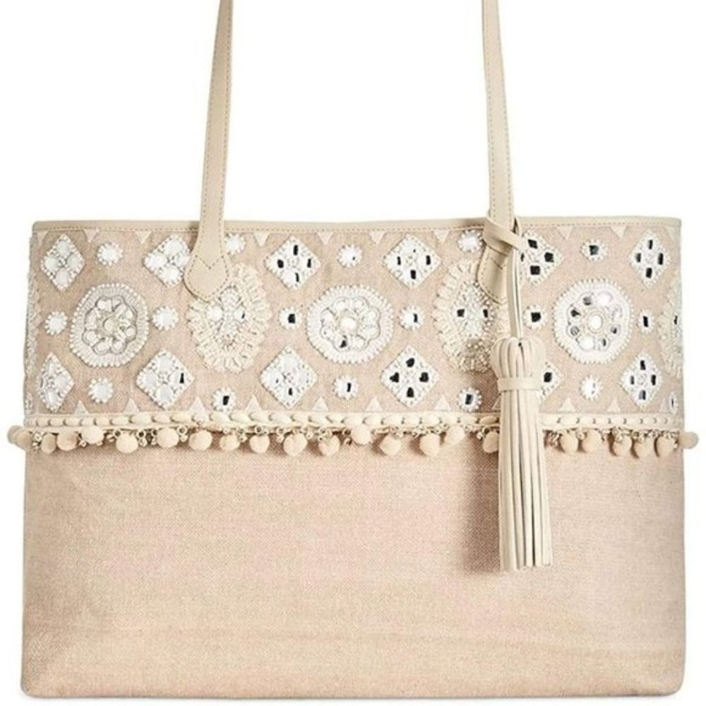 Angel By L. Martino Lily Natural Large Tote